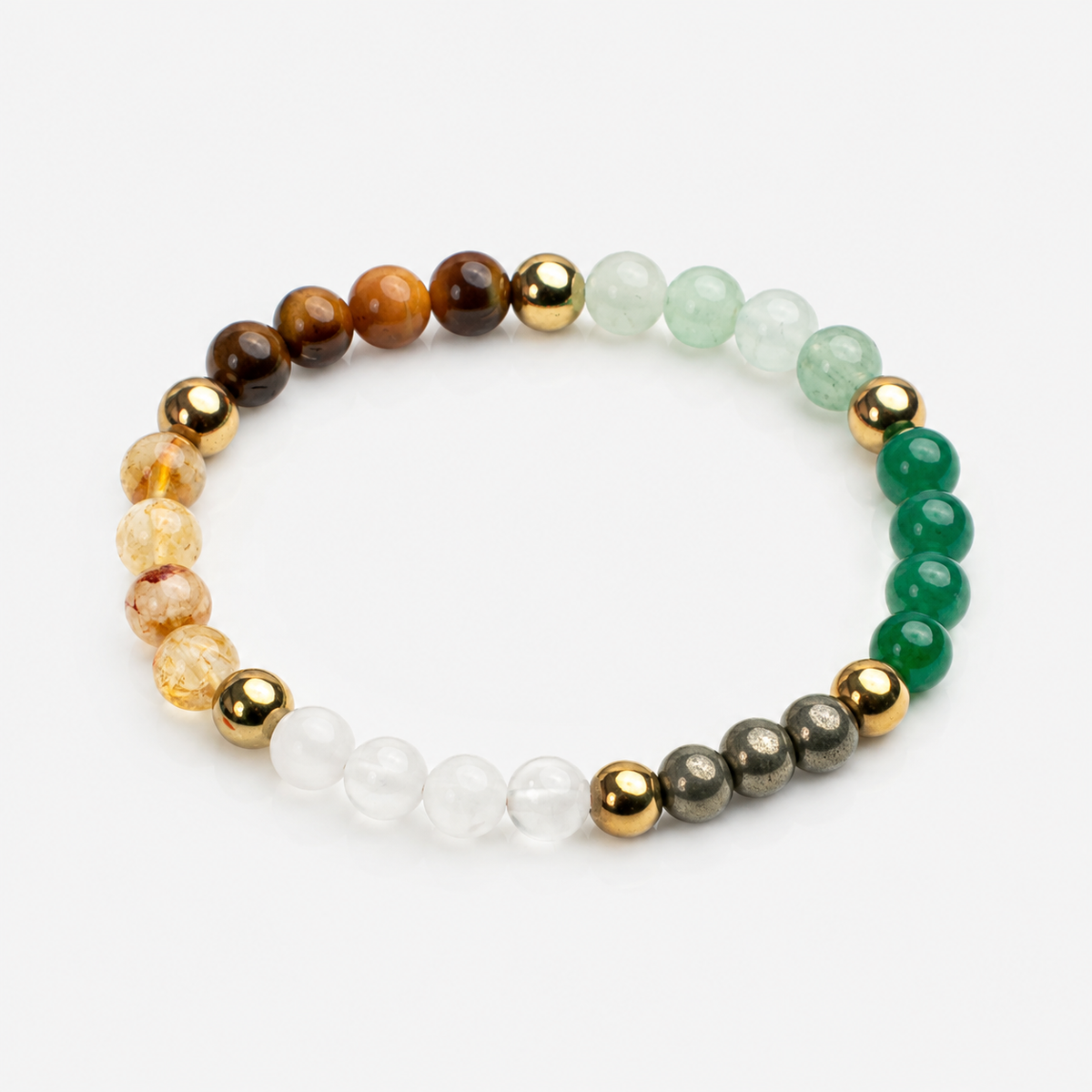 Dhan Yog Bracelet (Women - 6mm Beads) product display image