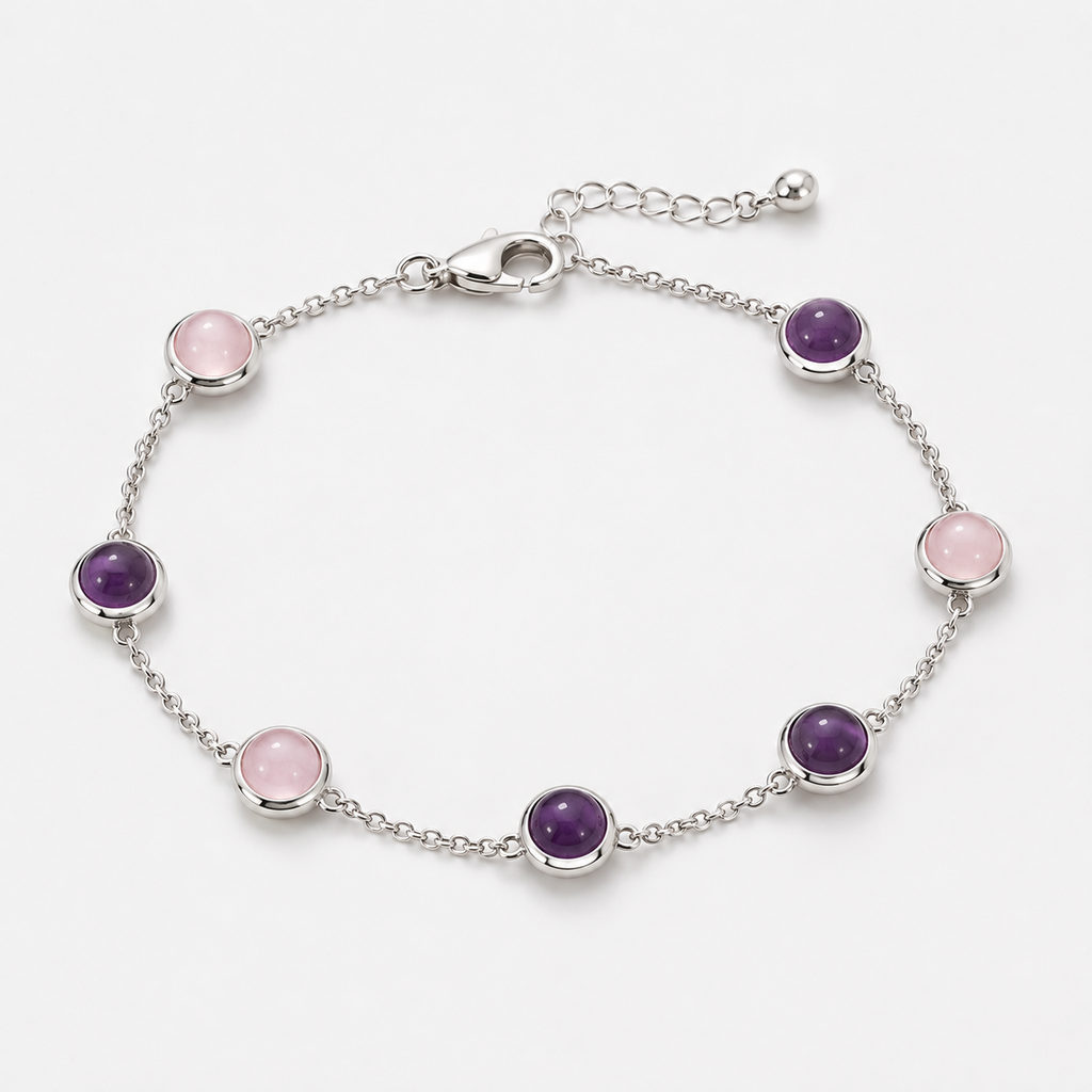 Love & Peace Metal Bracelet product display image