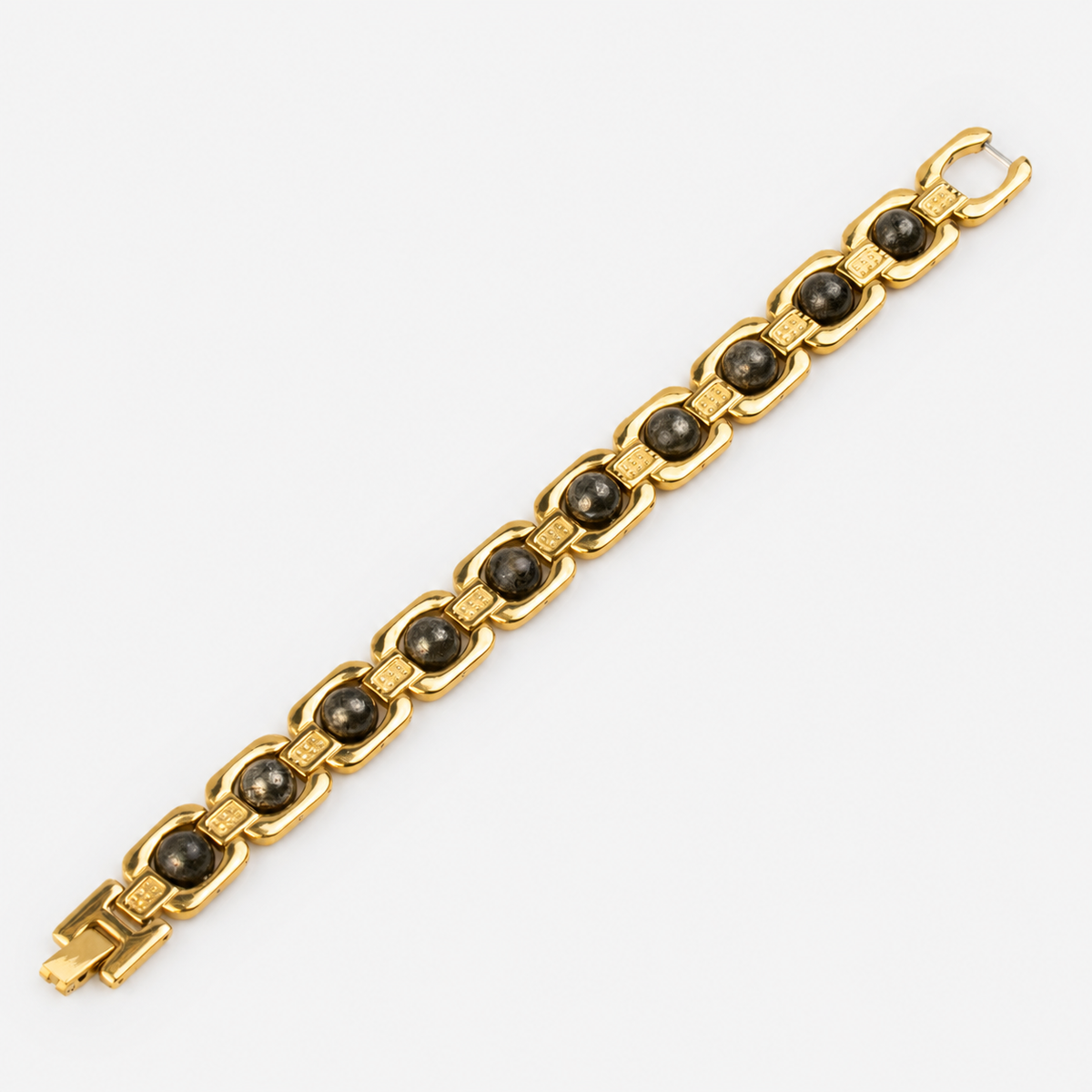 Metal Raw Pyrite Bracelet - Gold product display image