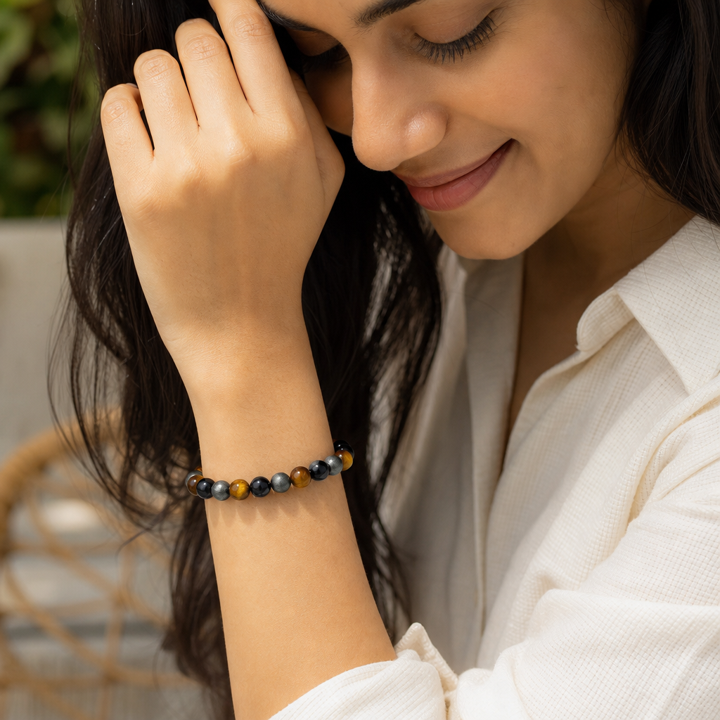Woman wearing Money Maker Bracelet
