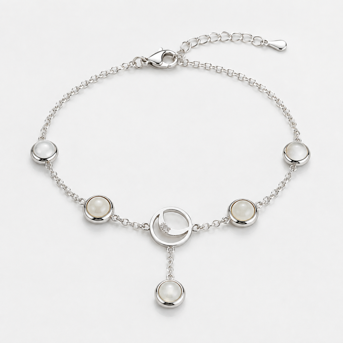 Mulank 2 Moon Crystal Bracelet for Women product display image