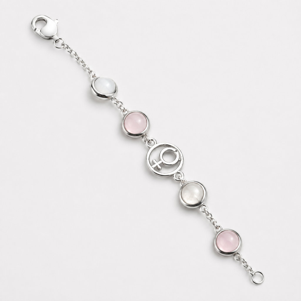 Mulank 6 Shukra Crystal Bracelet for Women product display image