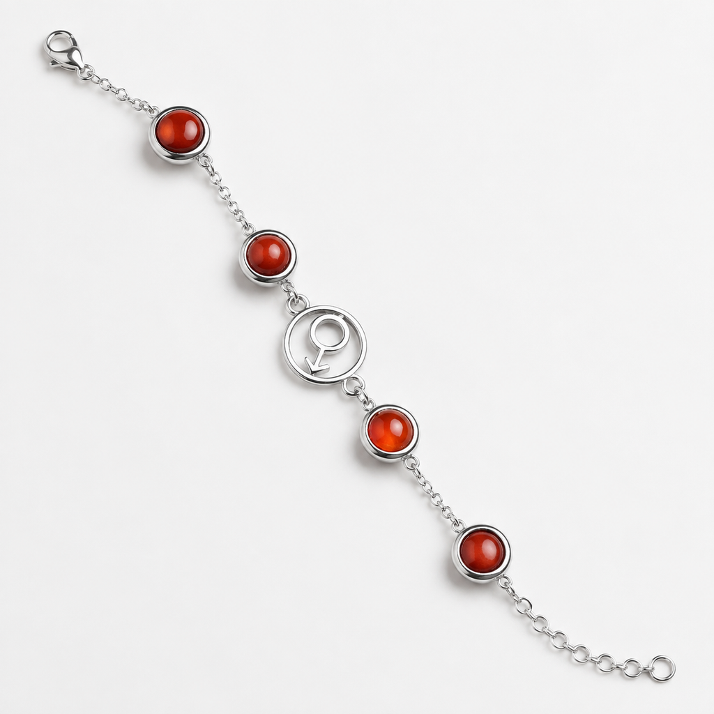 Mulank 9 Mangal Crystal Bracelet for Women product display image